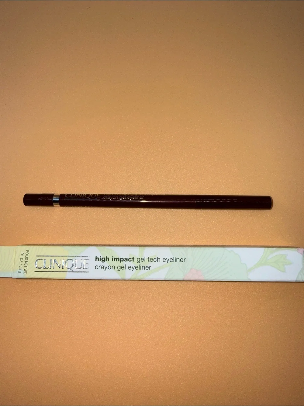 Clinique High Impact Gel Tech Eyeliner - Deep Brown Shade 02 Black Honey